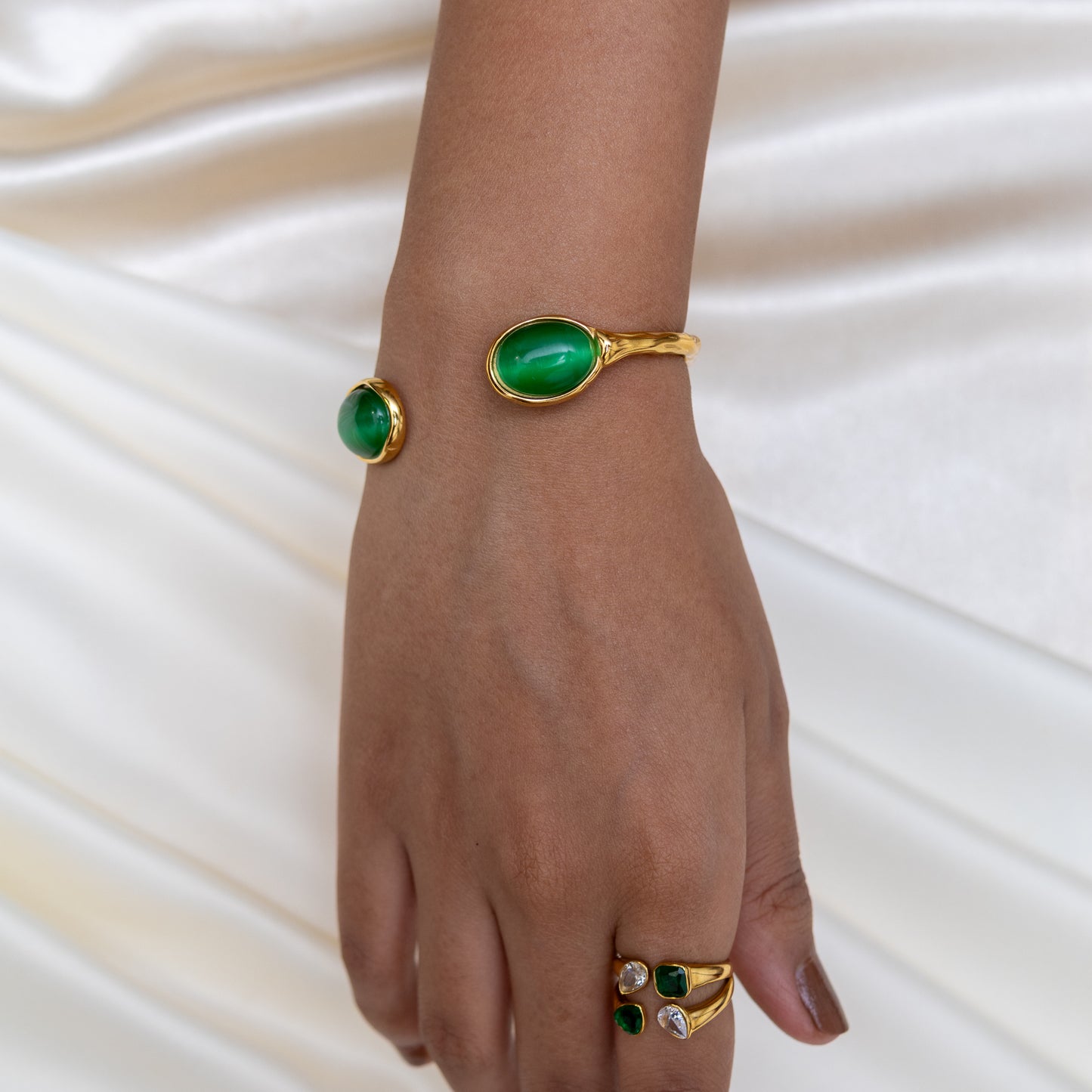 Urban Rani Oval Grace Open Bracelet