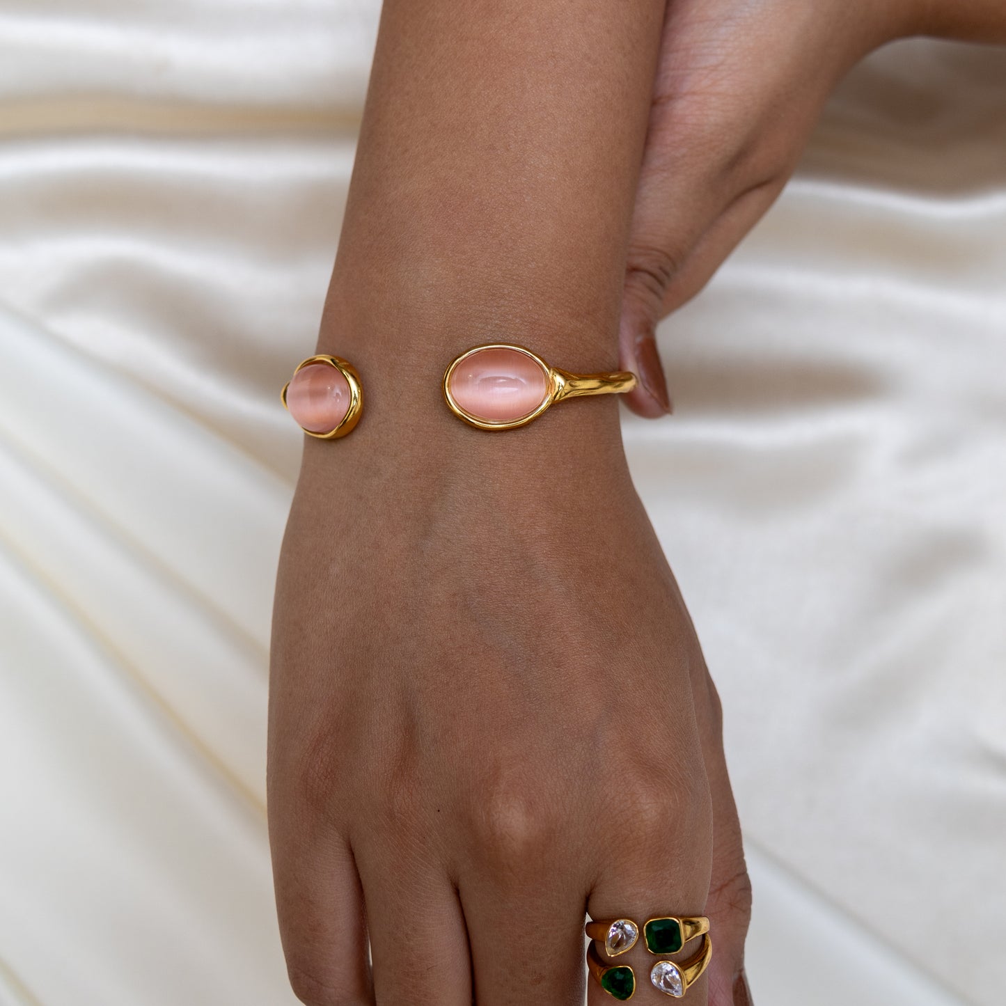 Urban Rani Oval Grace Open Bracelet
