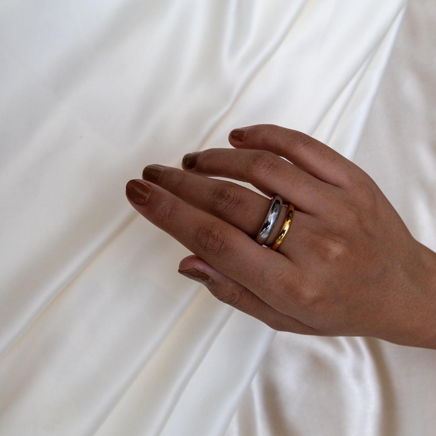 Two Tone Stack Ring
