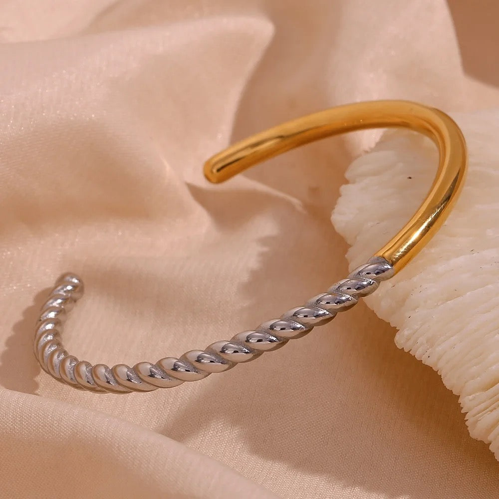 Two Tone Fusion Synergy Bracelet