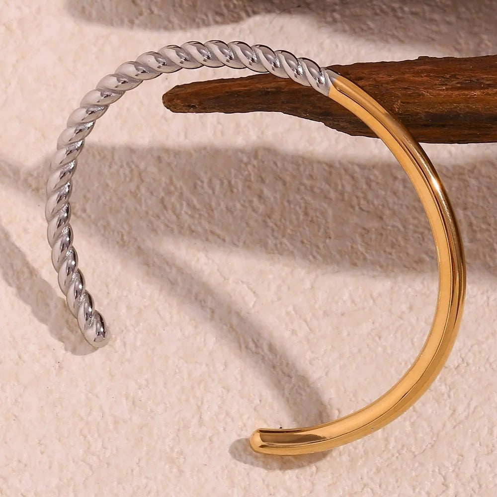 Two Tone Fusion Synergy Bracelet