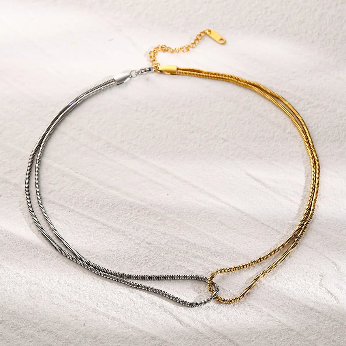 Two Tone Dual Grace Chain