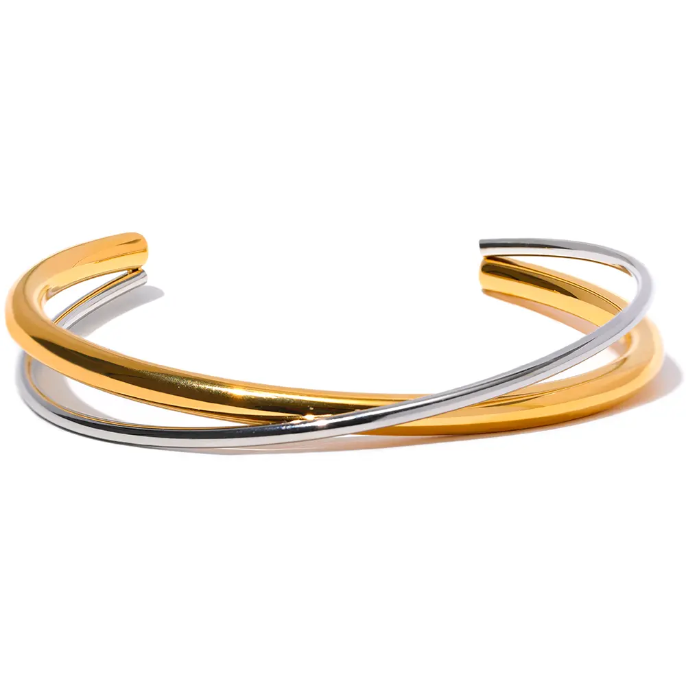 Two Tone Infinity Bracelet