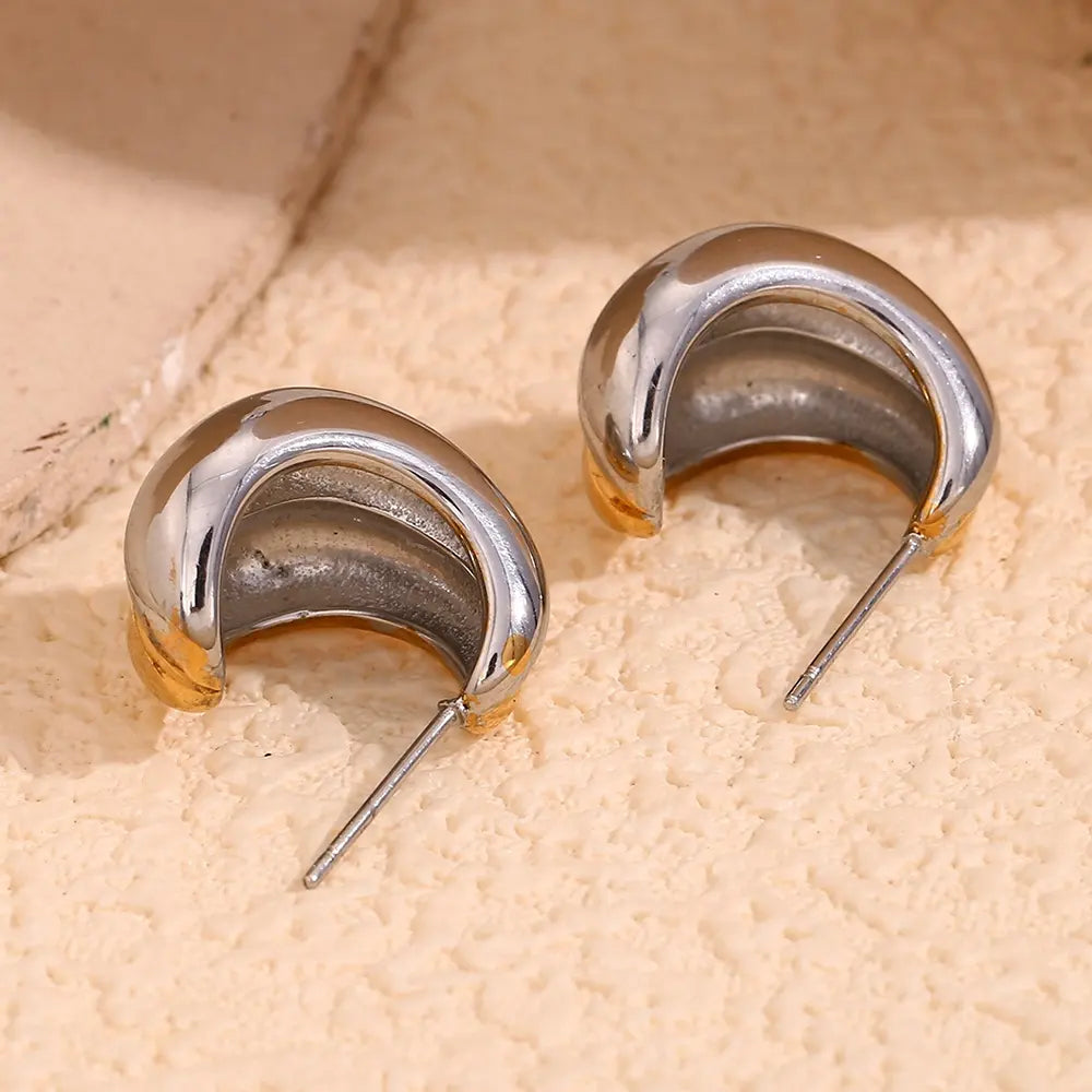 Two Tone Chunky Huggies