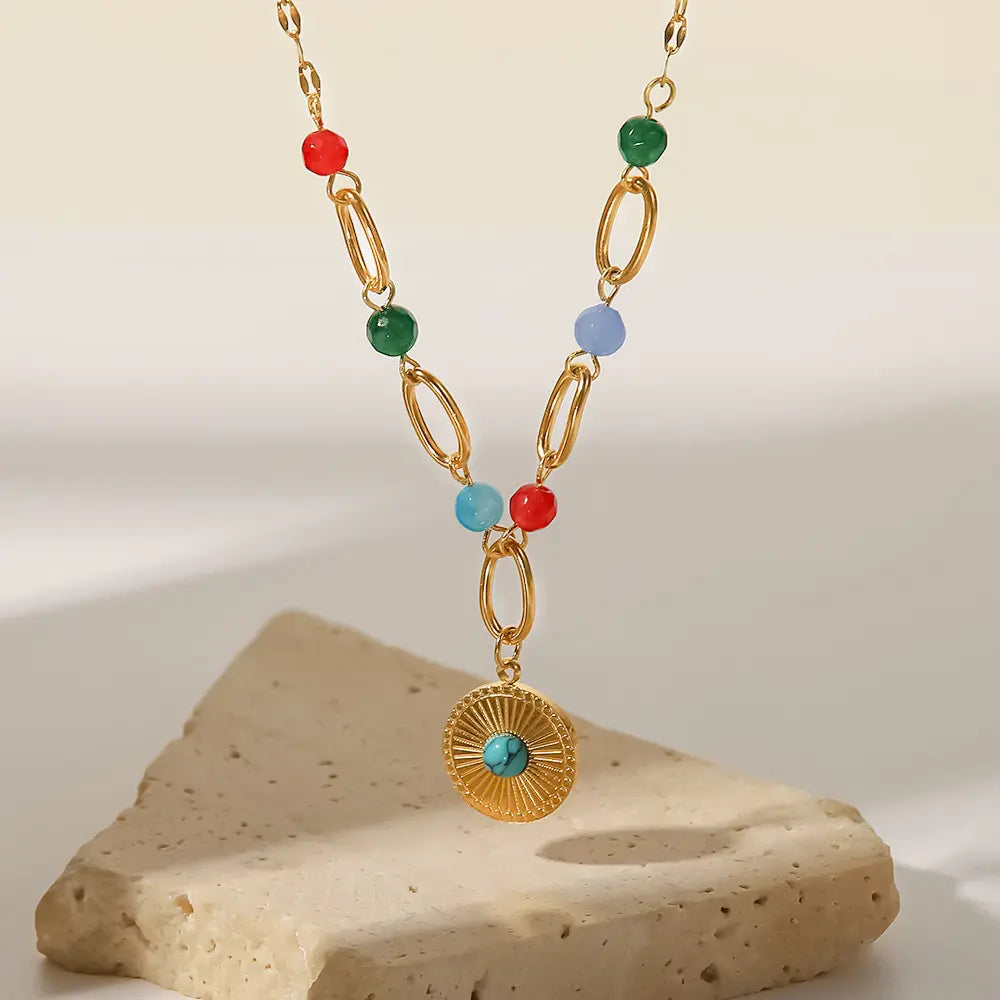 Urban Rani Prism Play Beaded Necklace