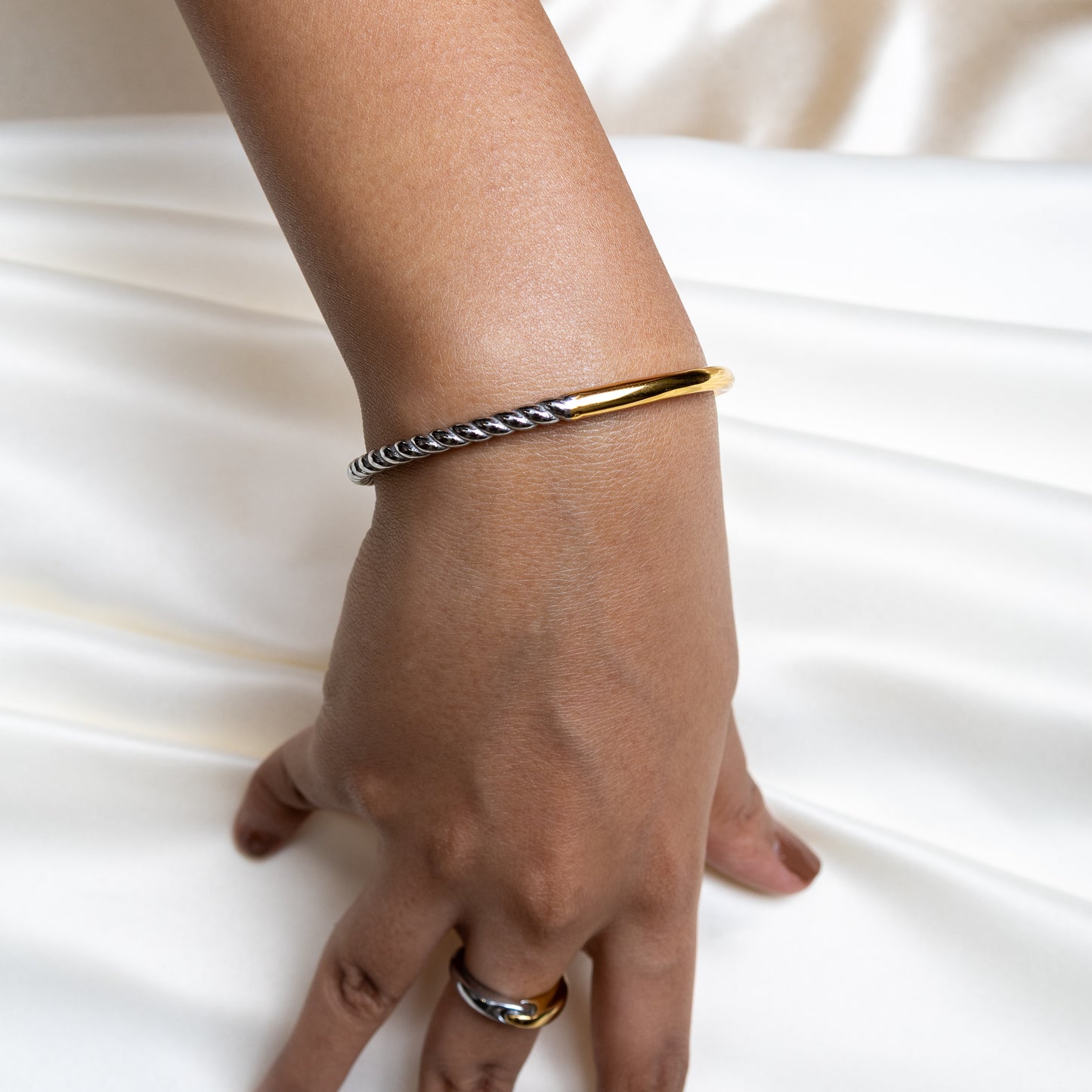 Two Tone Fusion Synergy Bracelet