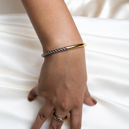 Two Tone Fusion Synergy Bracelet