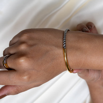 Two Tone Fusion Synergy Bracelet