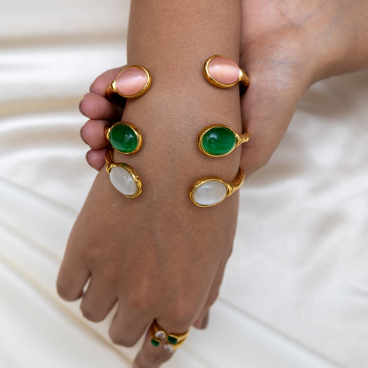 Urban Rani Oval Grace Open Bracelet