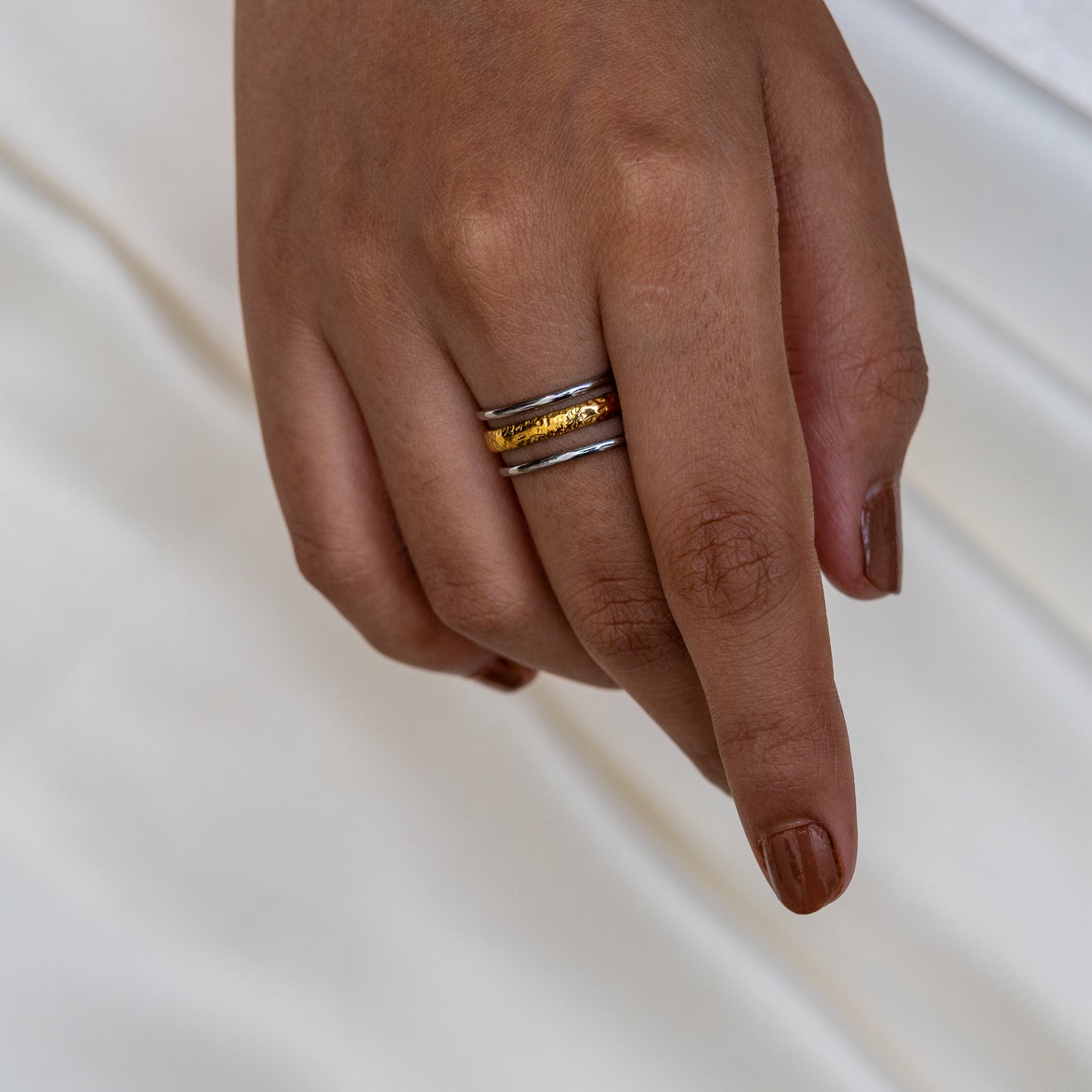 Two-Tone Triple Layer Band