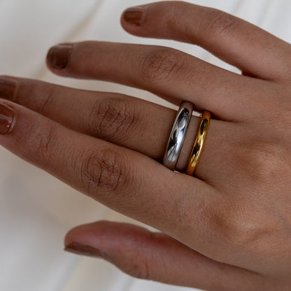 Two Tone Stack Ring