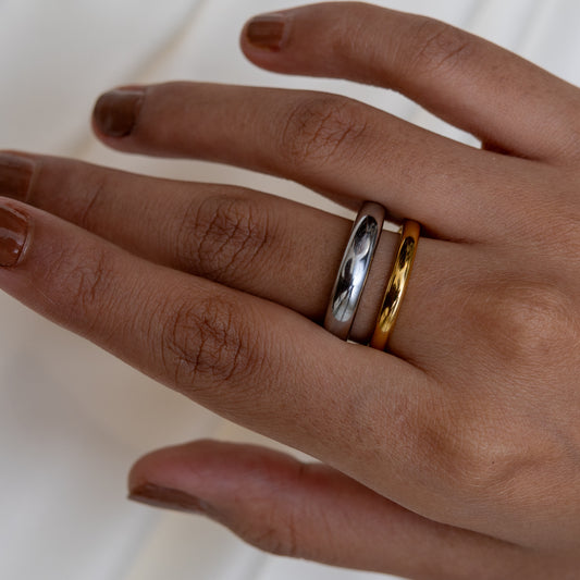 Two Tone Stack Ring