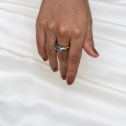 Two Tone Glide Ring