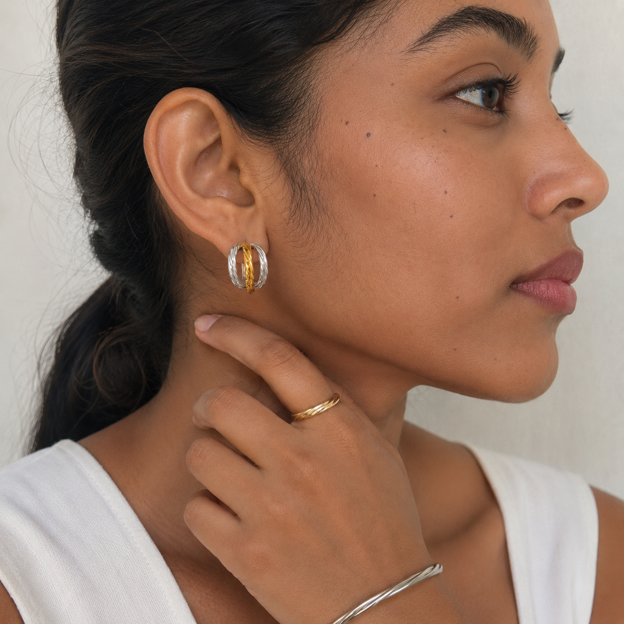 Dual Weaved Hoops