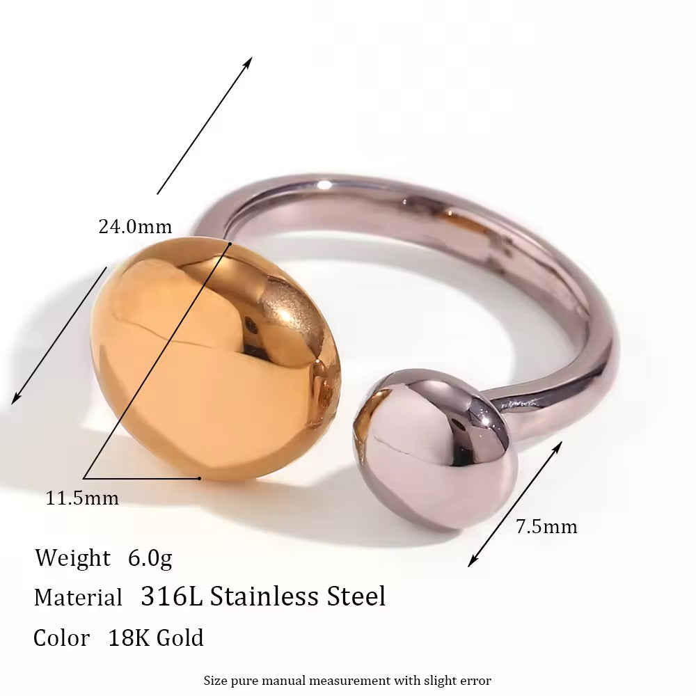 Twin Moon Ring
