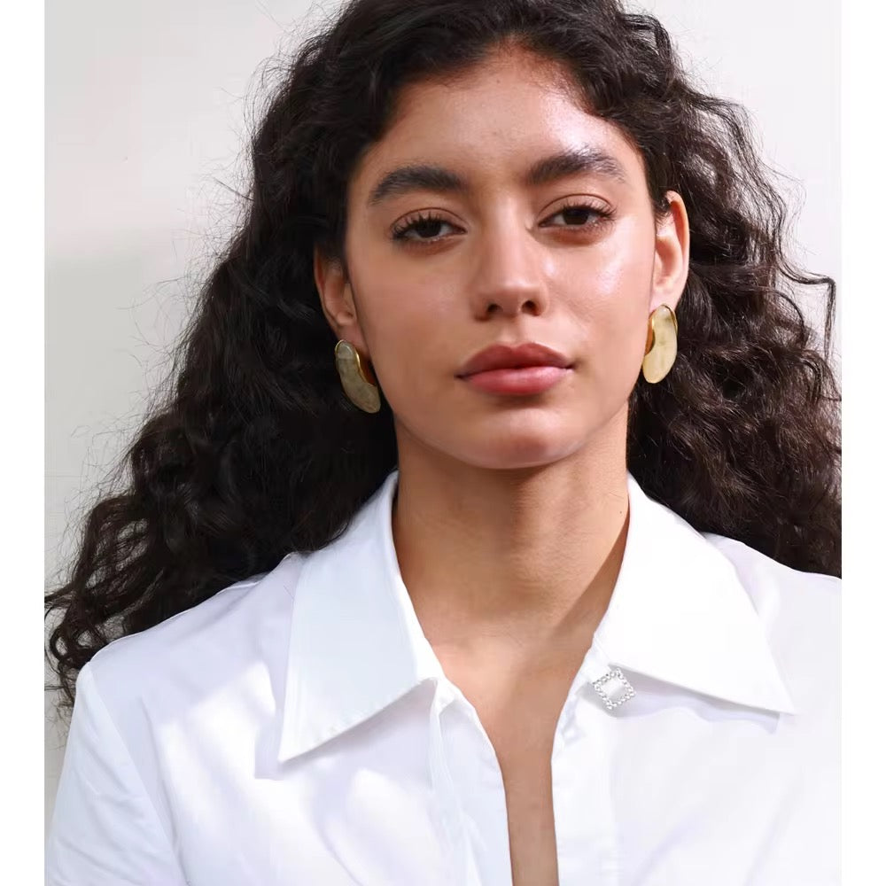 Soirée Resin Stud Earrings
