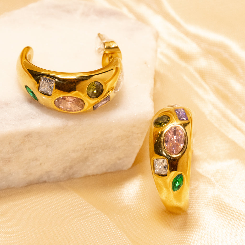 Candy Mosaic Hoops