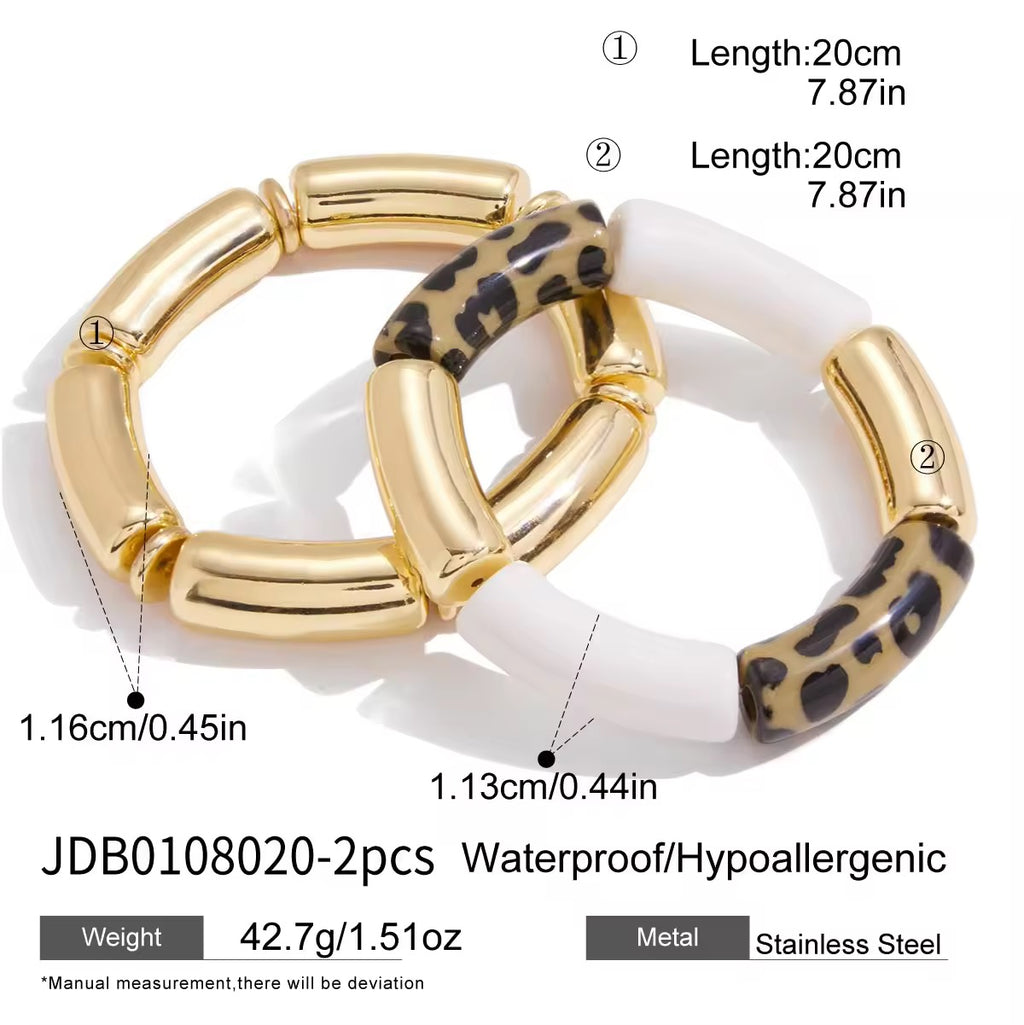 Safari Stretch Bracelet Stack