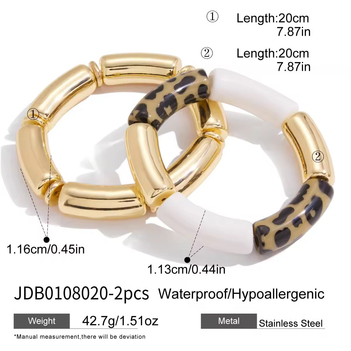 Safari Stretch Bracelet Stack