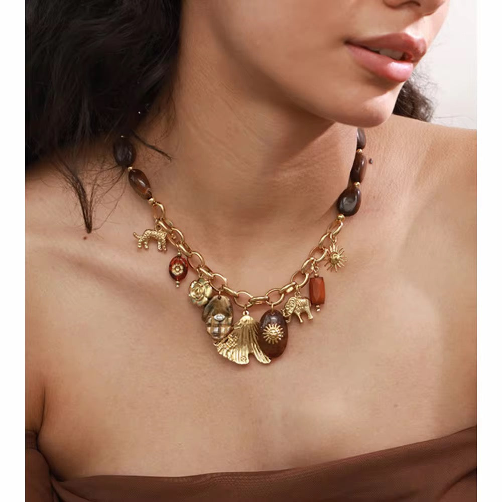 Tulum Charm Necklace
