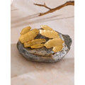 Midas Hammered Gold Drop Earrings
