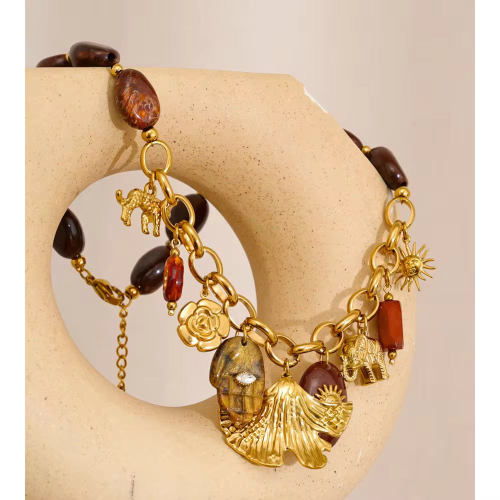 Tulum Charm Necklace