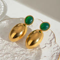 Jade Drop Earrings