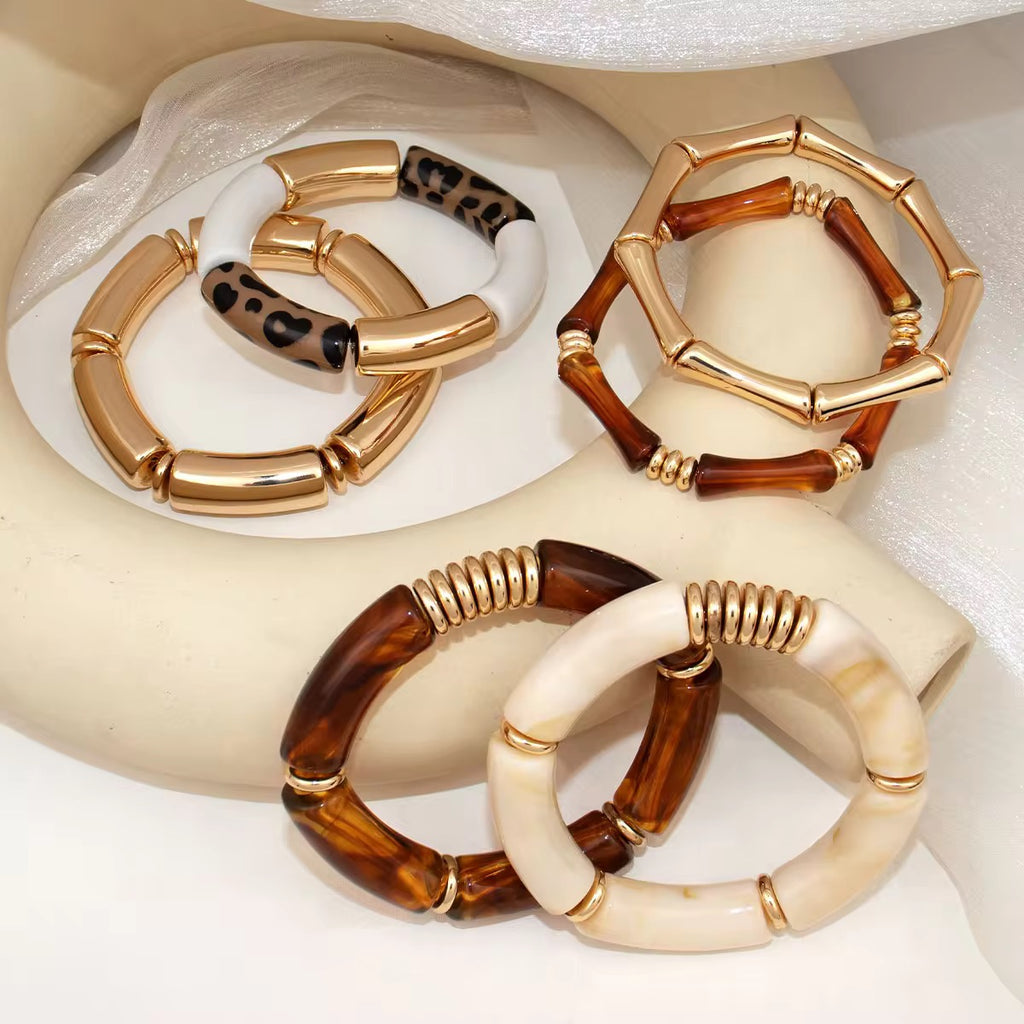 Safari Stretch Bracelet Stack