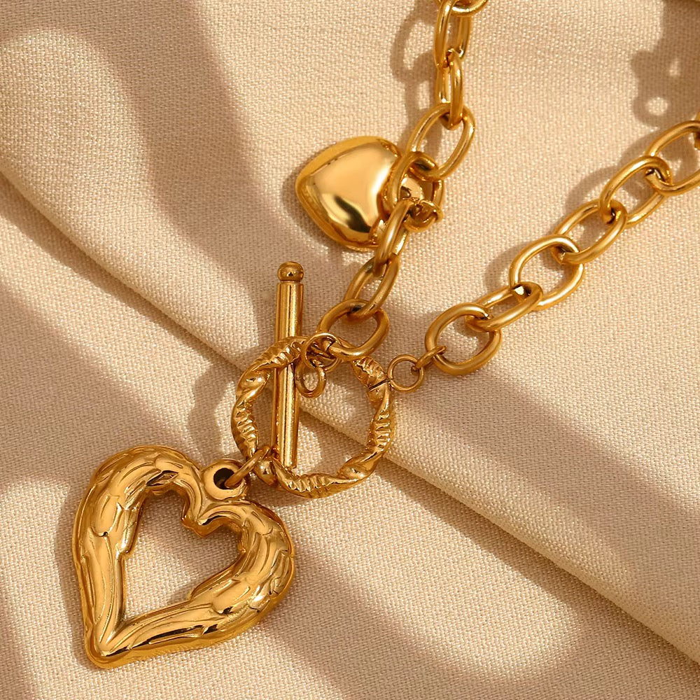 Zoya Heart Toggle Necklace