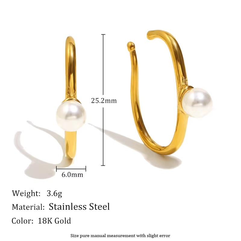 Una Pearl Ear Cuff