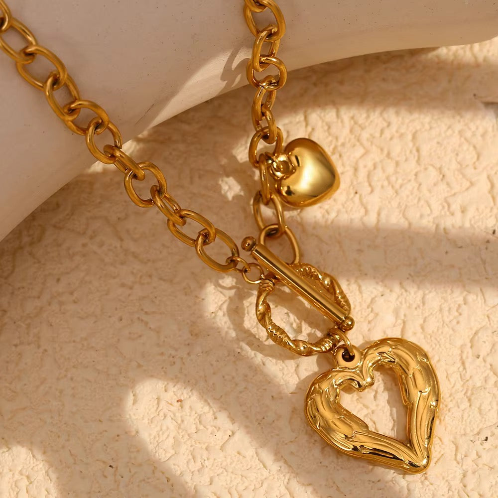 Zoya Heart Toggle Necklace
