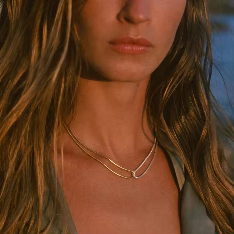 Halfmoon Chain Necklace