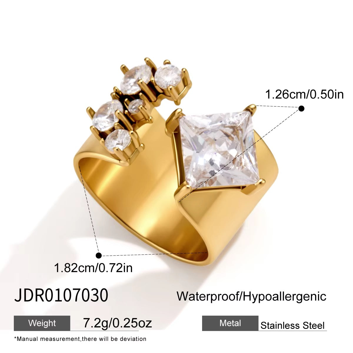 Inara Crystal Cocktail Ring