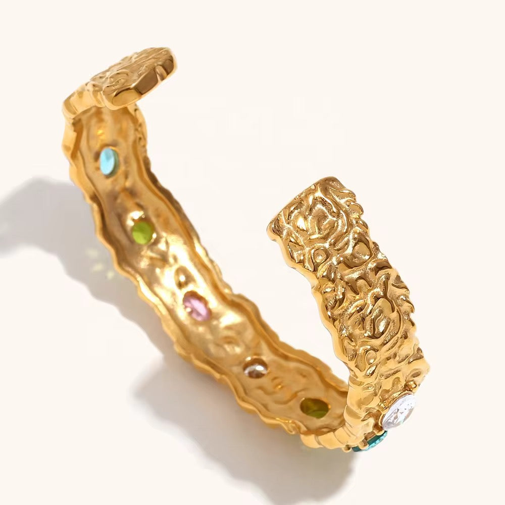 Mehr Gemstone Cuff Bracelet
