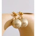 Chandni pearl drop earrings by Navera Jewels