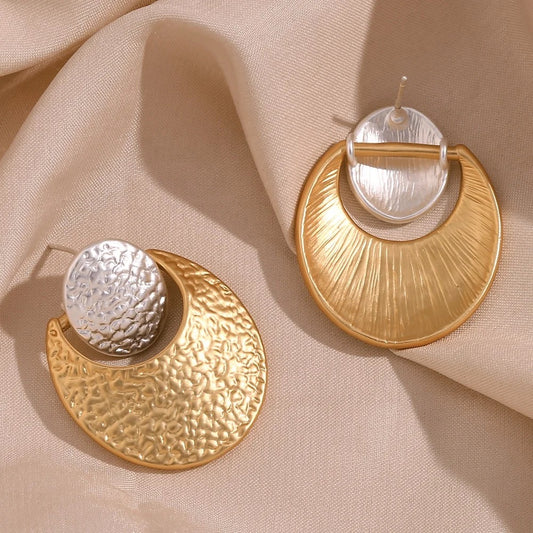 Two Tone Golden Hour Drop Earrings