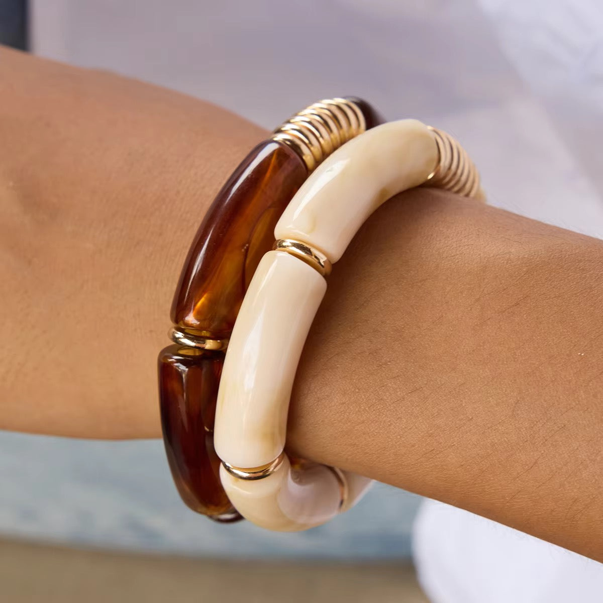 Safari Stretch Bracelet Stack