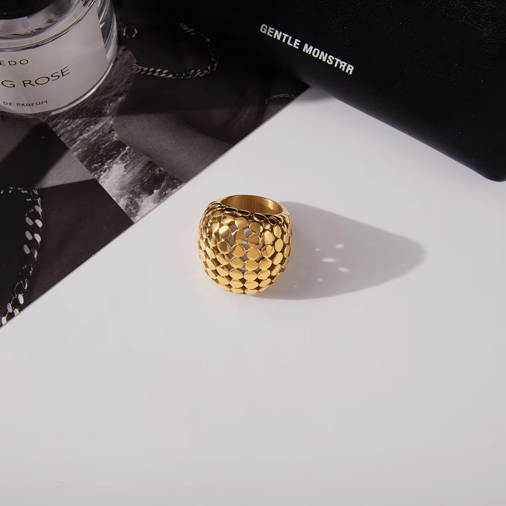 Sona Gold Dome Ring