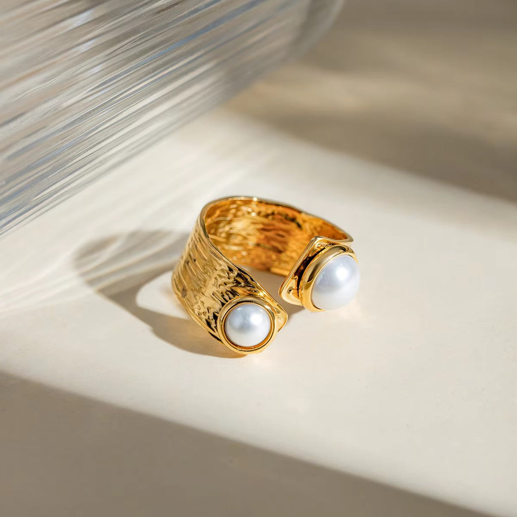 Milan Pearl Toi et Moi Ring