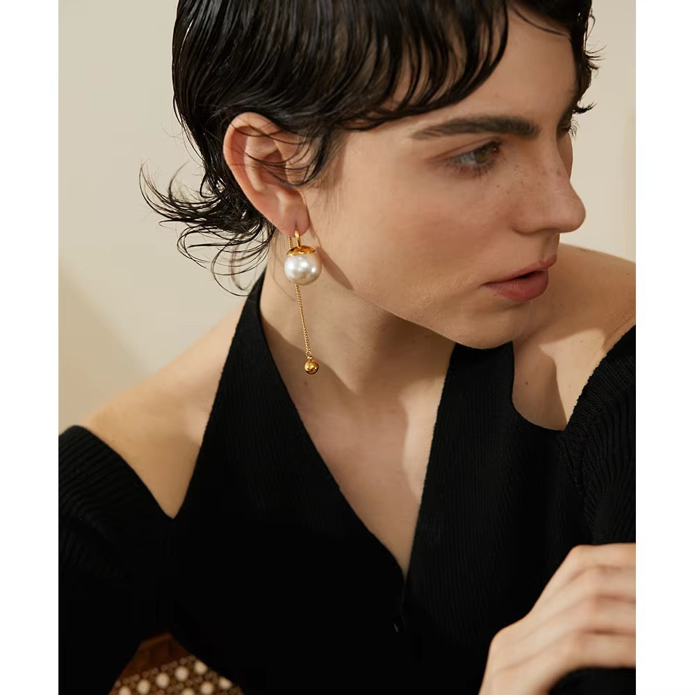 Ritz Pearl Drop Earrings
