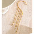 Amaya Gold Chain Tassel Ear Cuff