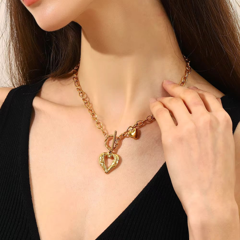 Zoya Heart Toggle Necklace