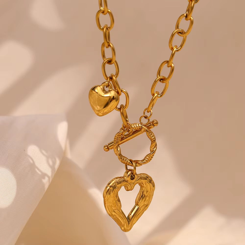 Zoya Heart Toggle Necklace
