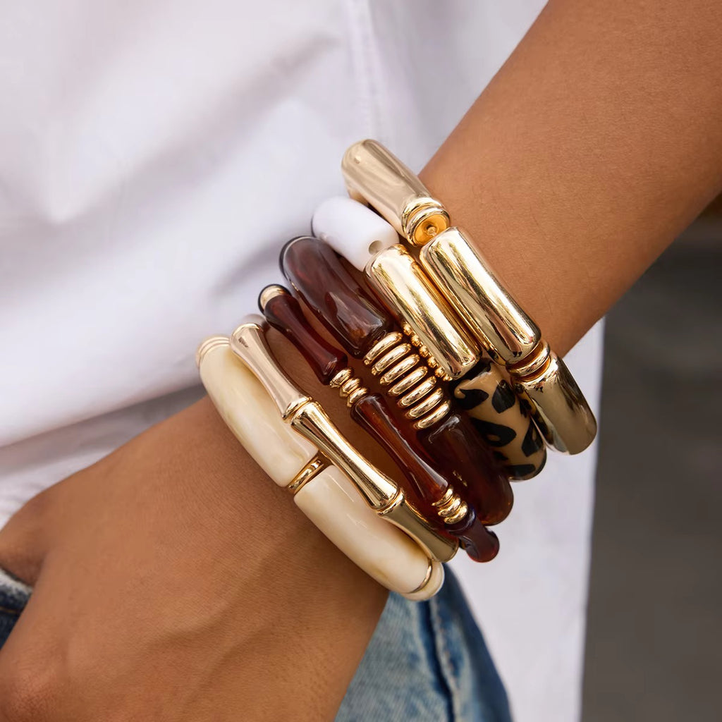 Safari Stretch Bracelet Stack