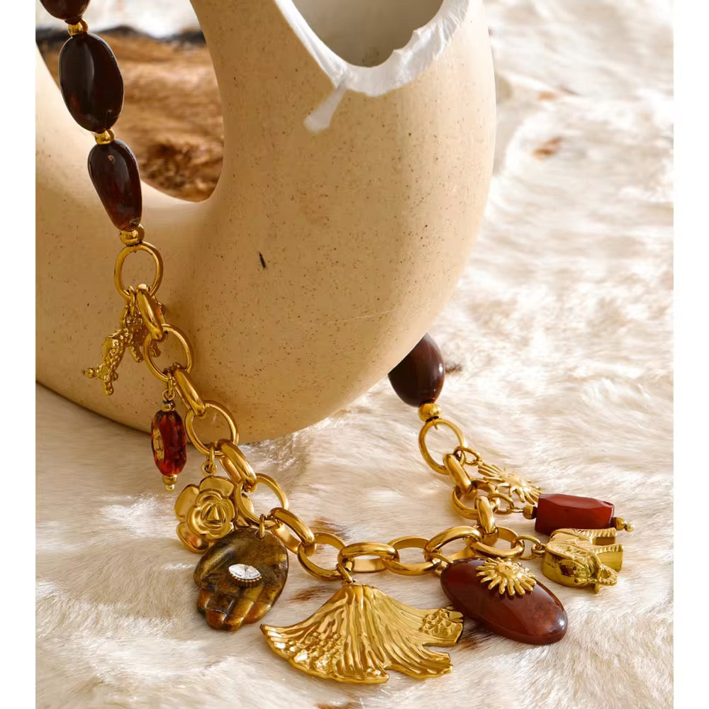 Tulum Charm Necklace