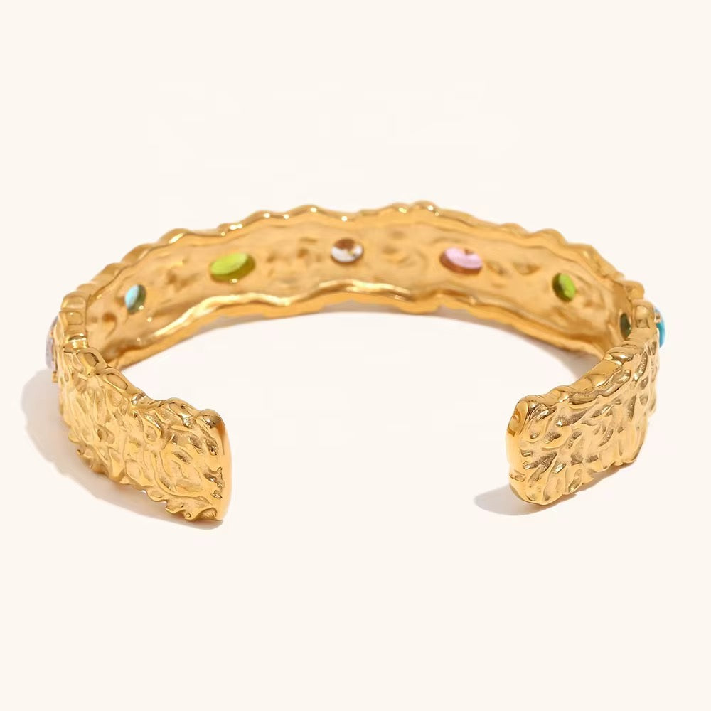 Mehr Gemstone Cuff Bracelet