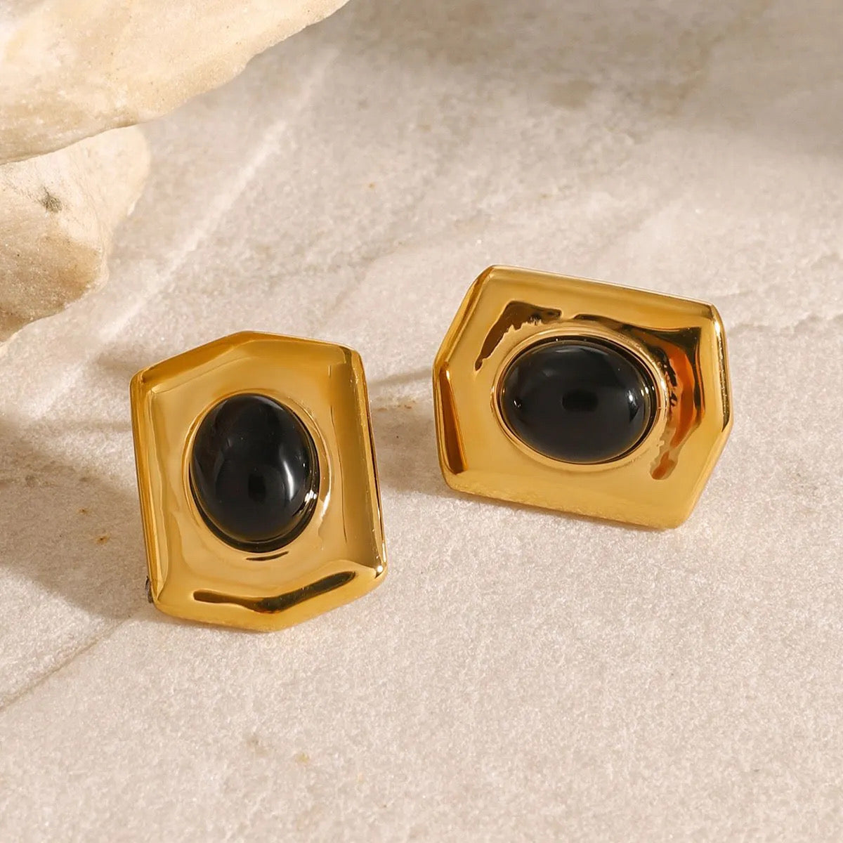 Urban Rani Black Chunky Studs