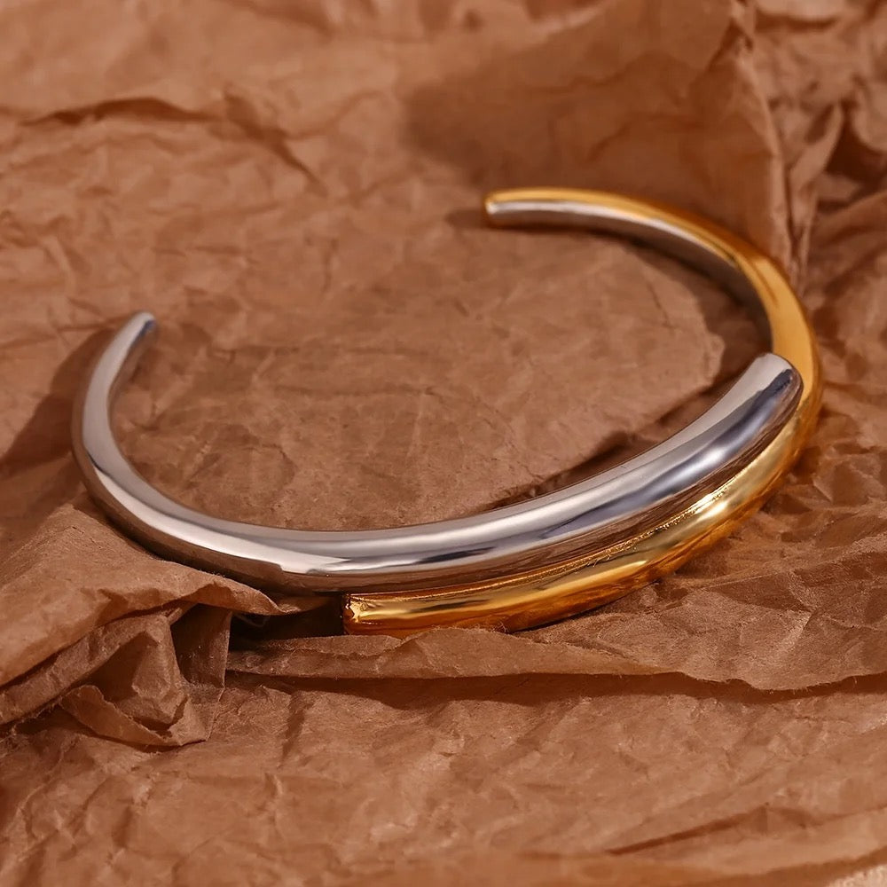 Duo Arc Cuff Bracelet