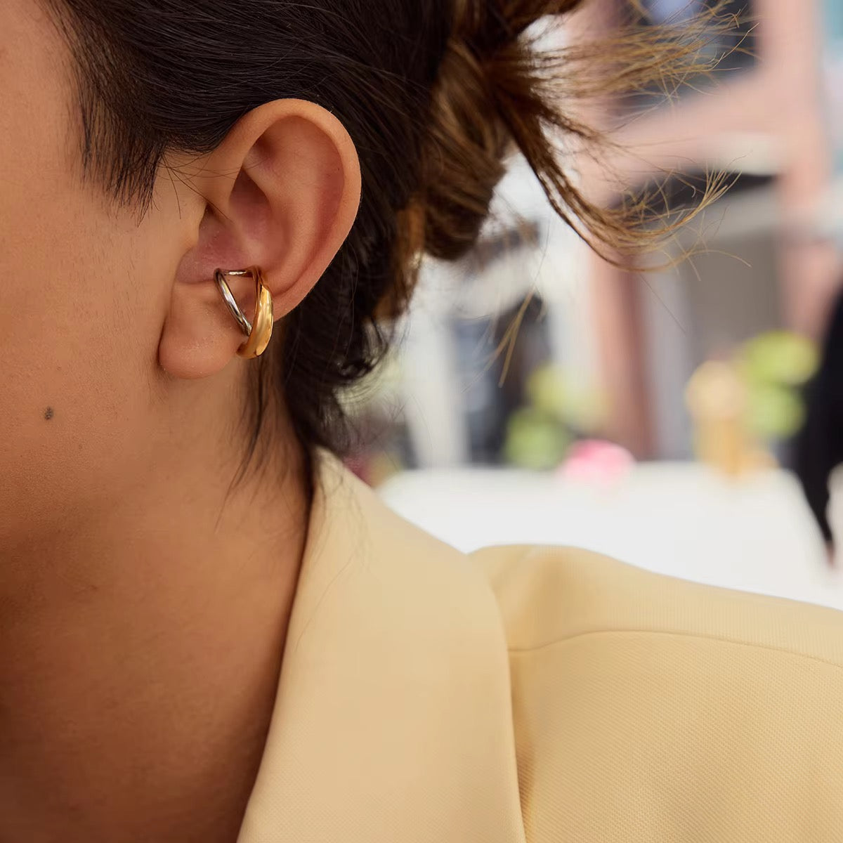 Bowie Two-Tone Ear Cuff