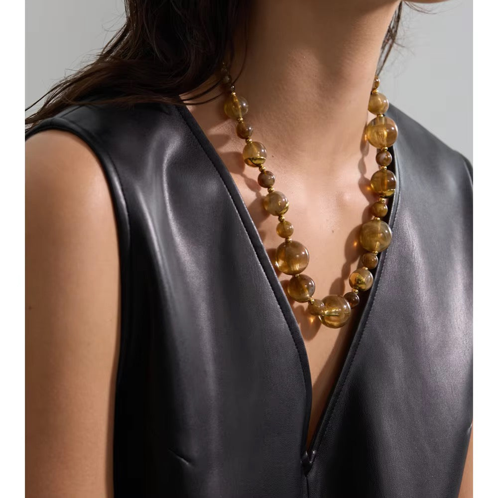 Truffle Bead Necklace